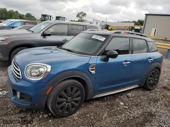2019 MINI Countryman Cooper with VIN WMZYS7C5XK3F44703, listed as a Copart auction lot 63522424 with 87,769 mi miles and Salvage Title. Bid and sale history available at carsss.com. Image 1.