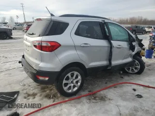2019 Ford EcoSport SE with VIN MAJ3S2GE2KC272352, listed as a Copart auction lot 46612035 with 83,318 mi miles and Salvage Title. Bid and sale history available at DreamBid. Image 3.
