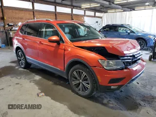 2018 Volkswagen Tiguan SEL with VIN 3VV2B7AXXJM220365, listed as a Copart auction lot 60486055 with 92,006 mi miles and Salvage title. Bid and sale history available at DreamBid. Image 4.