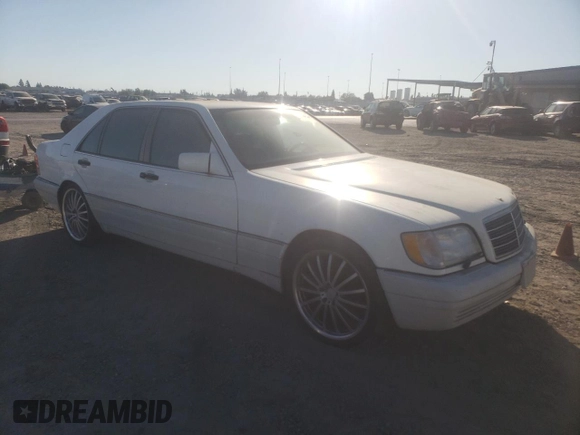 1995 Mercedes-Benz S with VIN WDBGA51E1SA247994, listed as a Copart auction lot 75966224 with 125,240 mi miles and Clean Title. Bid and sale history available at DreamBid. Image 4.