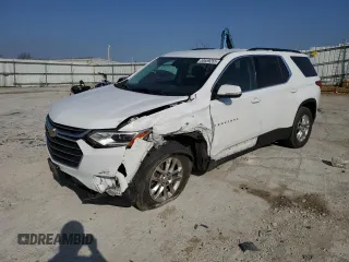 2019 Chevrolet Traverse LT Cloth with VIN 1GNERGKW4KJ135184, listed as a Copart auction lot 53689255 with 130,843 mi miles and Salvage title. Bid and sale history available at DreamBid. Image 1.