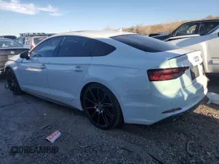 2019 Audi A5 Sportback Premium Plus with VIN WAUENCF57KA047483, listed as a Copart auction lot 76003493 with 48,528 mi miles. Bid and sale history available at carsss.com. Image 2.