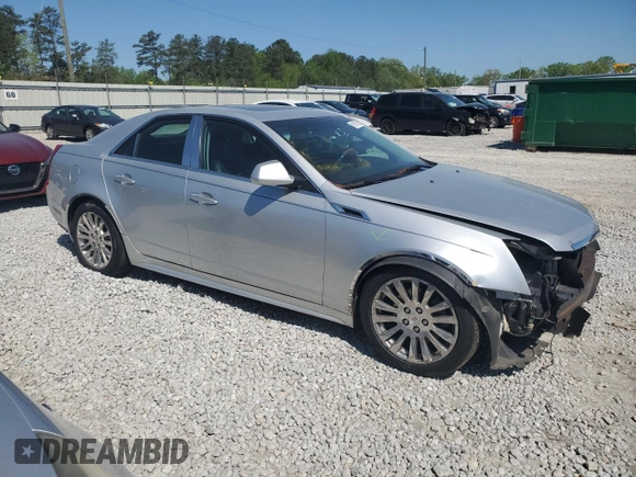 2011 Cadillac CTS Premium with VIN 1G6DS5ED9B0164292, listed as a Copart auction lot 51878295 with 165,396 mi miles and Salvage Title. Bid and sale history available at carsss.com. Image 4.