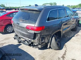 2016 Jeep Grand Cherokee Overland with VIN 1C4RJFCGXGC443961, listed as a IAAI auction lot 42639434 with 122,216 mi miles and . Bid and sale history available at DreamBid. Image 6.
