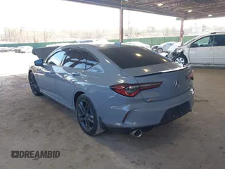 2025 Acura TLX w/A-Spec Package with VIN 19UUB6F53SA000302, listed as a IAAI auction lot 41806125 with 5,000 mi miles and . Bid and sale history available at carsss.com. Image 3.