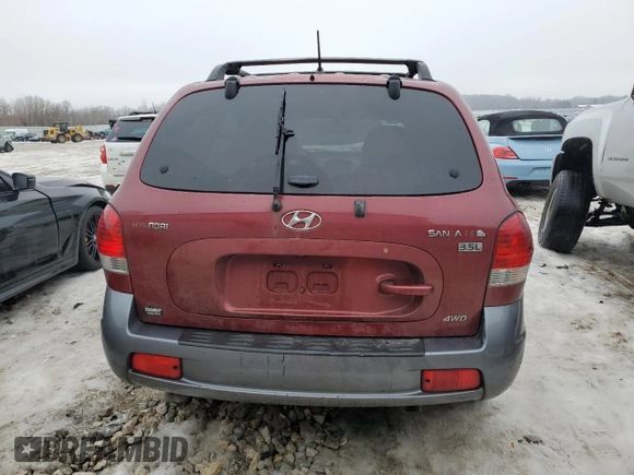 2005 Hyundai Santa Fe GLS with VIN KM8SC73E75U024033, listed as a Copart auction lot 40567464 with 131,936 mi miles and Clean Title. Bid and sale history available at carsss.com. Image 6.