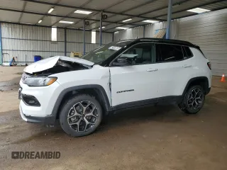 2025 Jeep Compass Limited with VIN 3C4NJDCN0ST593611, listed as a Copart auction lot 62149605 with 1,765 mi miles and Clean title. Bid and sale history available at DreamBid. Image 1.