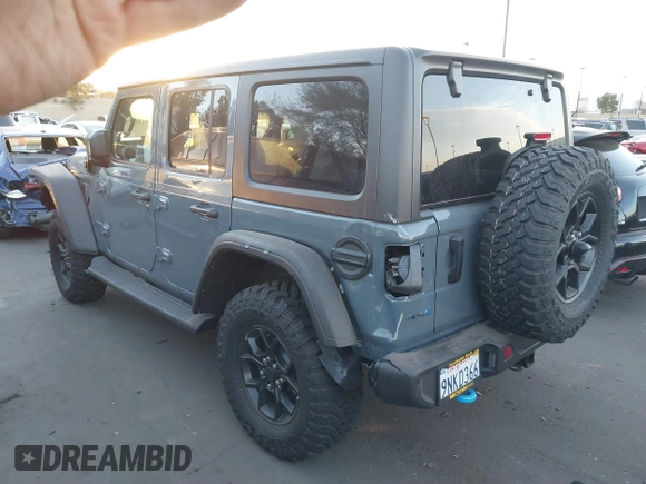 2024 Jeep Wrangler Sport S with VIN 1C4RJXN64RW337985, listed as a IAAI auction lot 41261982 with 1,845 mi miles and . Bid and sale history available at DreamBid. Image 3.