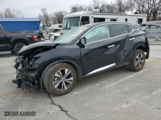 2021 Nissan Murano S with VIN 5N1AZ2AS4MC143393, listed as a Copart auction lot 82690754 with 30,258 mi miles and Salvage Title. Bid and sale history available at carsss.com. Image 1.