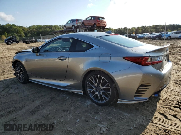 2017 Lexus RC with VIN JTHSM5BC4H5003210, listed as a Copart auction lot 70782574 with 38,545 mi miles and Salvage Title. Bid and sale history available at carsss.com. Image 2.
