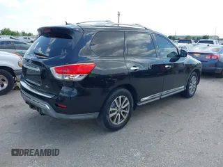 2015 Nissan Pathfinder SV with VIN 5N1AR2MN8FC689252, listed as a IAAI auction lot 42409596 with 165,825 mi miles and . Bid and sale history available at DreamBid. Image 4.