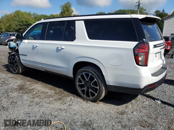 2021 Chevrolet Suburban RST z VIN 1GNSKEKD1MR390115, wystawiony jako Copart lot #73106224 z przebiegiem 51 308 mil mil oraz Szkoda całkowita • Salvage title. Historia ofert i sprzedaży dostępna na DreamBid. Obrazek 2.