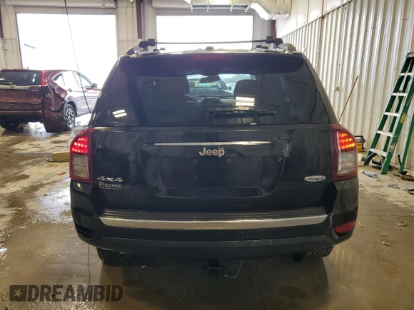2015 Jeep Compass Latitude with VIN 1C4NJDEB6FD121525, listed as a Copart auction lot 46437285 with 147,955 mi miles and Clean Title. Bid and sale history available at carsss.com. Image 6.