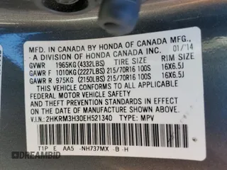 2014 Honda CR-V LX with VIN 2HKRM3H30EH521340, listed as a Copart auction lot 51859885 with 173,010 mi miles and Clean Title. Bid and sale history available at carsss.com. Image 13.
