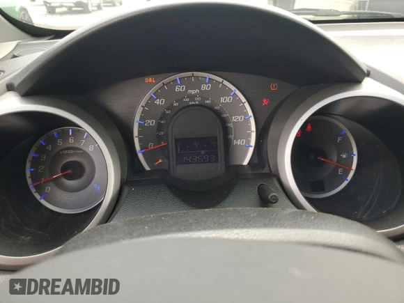 2010 Honda Fit Sport with VIN JHMGE8H64AC032634, listed as a Copart auction lot 61795825 with 143,593 mi miles and Salvage title. Bid and sale history available at DreamBid. Image 9.