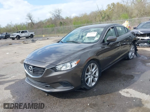 2017 Mazda Mazda6 Touring with VIN JM1GL1V52H1100784, listed as a IAAI auction lot 41818188 with 17,807 mi miles. Bid and sale history available at carsss.com. Image 2.