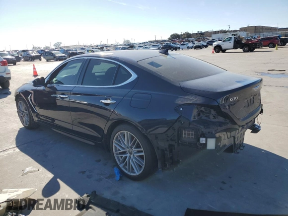 2020 Genesis G70 2.0T с VIN KMTG34LA5LU053373, выставлен на аукционе Copart как лот 42152495 с пробегом 59 701 миль миль и Списание • Salvage title. История ставок и продаж доступна на DreamBid. Изображение 2.