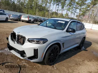 2022 BMW X3 M with VIN 5YM13EC05N9K66502, listed as a Copart auction lot 43451573 with 10,270 mi miles and Salvage Title. Bid and sale history available at carsss.com. Image 1.