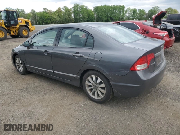 2011 Honda Civic EX-L with VIN 2HGFA1F93BH516260, listed as a Copart auction lot 54692125 with 166,715 mi miles and Clean Title. Bid and sale history available at DreamBid. Image 2.