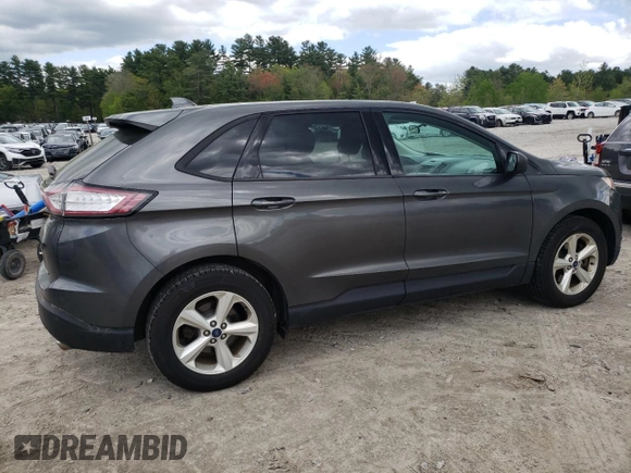 2015 Ford Edge SE with VIN 2FMTK4G93FBB83061, listed as a Copart auction lot 55616675 with 210,453 mi miles and Clean title. Bid and sale history available at DreamBid. Image 3.