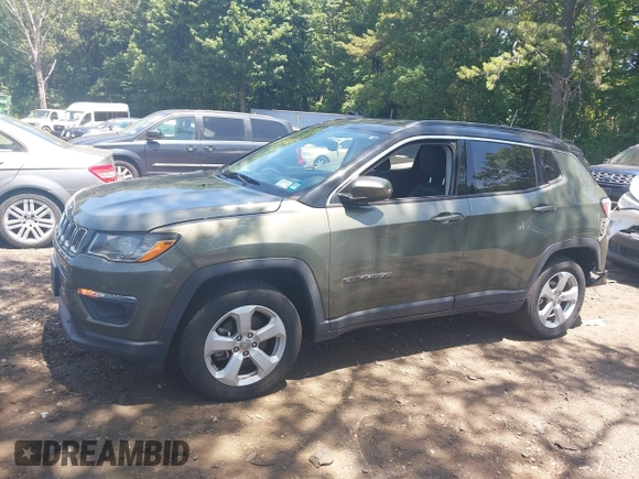 2018 Jeep Compass Latitude with VIN 3C4NJDBB5JT200840, listed as a IAAI auction lot 42557660 with 39,489 mi miles and . Bid and sale history available at DreamBid. Image 14.