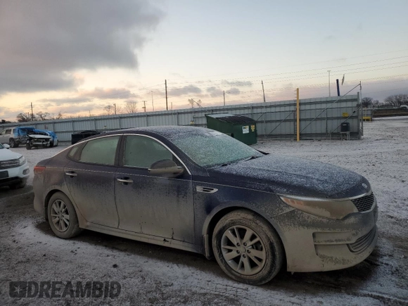 2016 Kia Optima LX with VIN 5XXGT4L35GG094291, listed as a Copart auction lot 85089364 with 89,950 mi miles and Salvage Title. Bid and sale history available at carsss.com. Image 4.