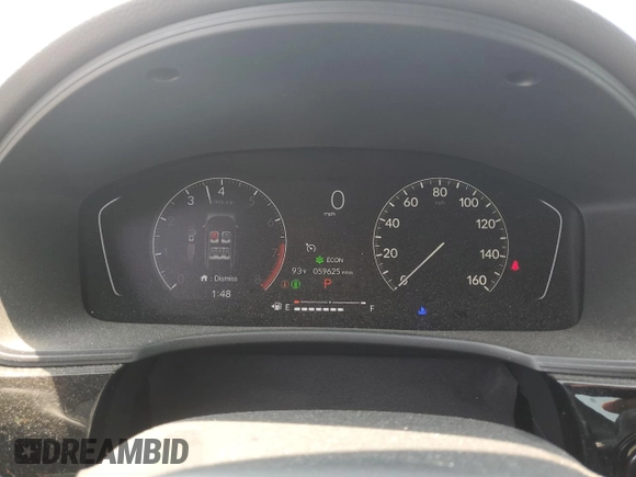 2023 Honda Civic Sport with VIN 2HGFE2F51PH510620, listed as a Copart auction lot 62756535 with 59,625 mi miles and Salvage title. Bid and sale history available at DreamBid. Image 9.