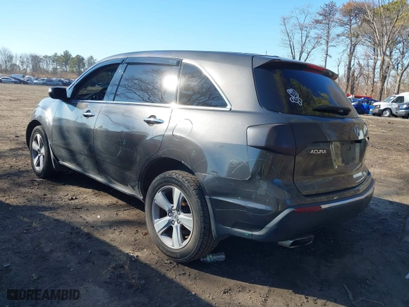2012 Acura MDX with VIN 2HNYD2H28CH547956, listed as a IAAI auction lot 41748207 with 132,185 mi miles. Bid and sale history available at carsss.com. Image 3.