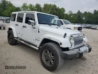 2015 Jeep Wrangler Unlimited Sahara with VIN 1C4HJWEG7FL671259, listed as a Copart auction lot 60151225 with 81,281 mi miles and Clean title. Bid and sale history available at DreamBid. Image 4.