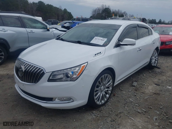 2014 Buick LaCrosse Premium II with VIN 1G4GF5G36EF180739, listed as a IAAI auction lot 41737369 with 142,231 mi miles. Bid and sale history available at carsss.com. Image 18.