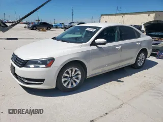 2013 Volkswagen Passat S with VIN 1VWAP7A34DC020951, listed as a Copart auction lot 50130045 with 234,055 mi miles and Salvage Title. Bid and sale history available at carsss.com. Image 1.