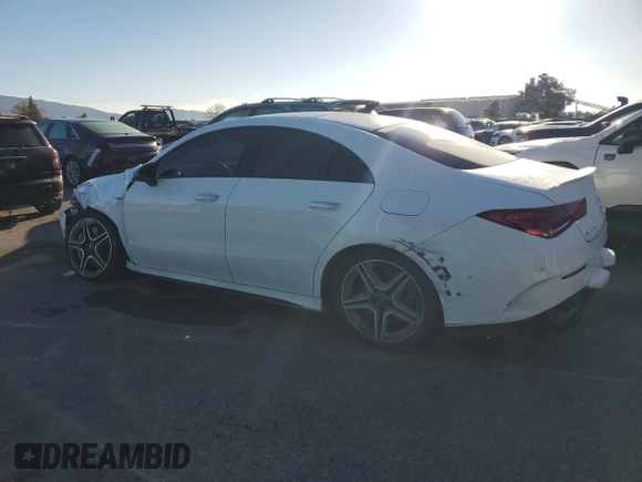 2021 Mercedes-Benz CLA with VIN W1K5J5BB6MN215315, listed as a Copart auction lot 85265284 with 30,311 mi miles and Salvage Title. Bid and sale history available at carsss.com. Image 2.