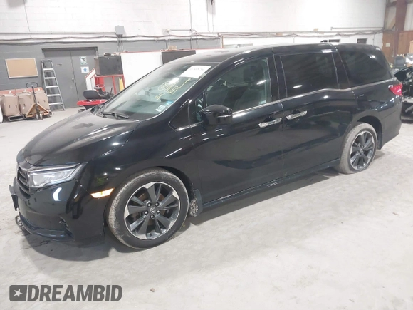 2023 Honda Odyssey Elite z VIN 5FNRL6H95PB016114, wystawiony jako IAAI lot #41865786 z przebiegiem 32 700 mil mil oraz . Historia ofert i sprzedaży dostępna na DreamBid. Obrazek 18.