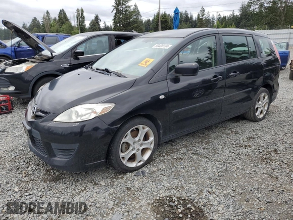 2009 Mazda 5 Sport with VIN JM1CR29L190332781, listed as a Copart auction lot 59430134 with 157,017 mi miles and Clean Title. Bid and sale history available at DreamBid. Image 1.