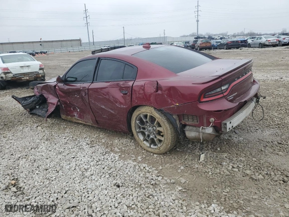 2017 Dodge Charger SXT with VIN 2C3CDXJG1HH593529, listed as a Copart auction lot 44471565 with 84,844 mi miles and Salvage Title. Bid and sale history available at carsss.com. Image 2.