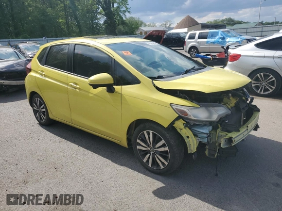 2017 Honda Fit EX with VIN JHMGK5H77HS001720, listed as a Copart auction lot 55964595 with Not provided miles and Salvage title. Bid and sale history available at DreamBid. Image 4.