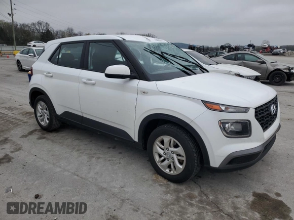 2021 Hyundai Venue SE with VIN KMHRB8A34MU067106, listed as a Copart auction lot 50982945 with 92,455 mi miles and Salvage Title. Bid and sale history available at DreamBid. Image 4.
