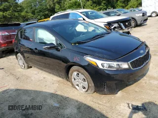 2017 Kia Forte LX with VIN KNAFK5A85H5684822, listed as a Copart auction lot 65673304 with 91,840 mi miles and Salvage Title. Bid and sale history available at DreamBid. Image 4.