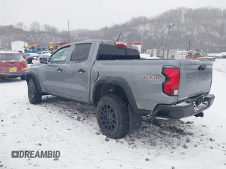 2023 Chevrolet Colorado 4WD Trail Boss with VIN 1GCPTEEK5P1251260, listed as a IAAI auction lot 41246330 with 21,404 mi miles. Bid and sale history available at carsss.com. Image 3.