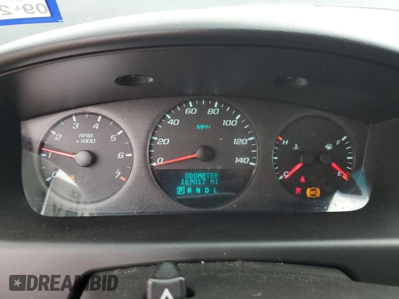 2013 Chevrolet Impala LS with VIN 2G1WF5E37D1225883, listed as a Copart auction lot 88792205 with 169,017 mi miles and Salvage Title. Bid and sale history available at DreamBid. Image 9.