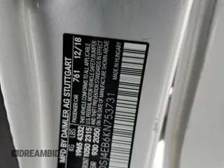 2019 Mercedes-Benz CLA 250 z VIN WDDSJ4EB6KN753731, wystawiony jako Copart lot #47677955 z przebiegiem 82 169 mil mil oraz Szkoda całkowita • Salvage title. Historia ofert i sprzedaży dostępna na DreamBid. Obrazek 12.