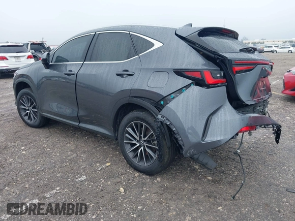 2022 Lexus NX with VIN 2T2GGCEZ5NC015203, listed as a IAAI auction lot 41391250 with 34,966 mi miles. Bid and sale history available at carsss.com. Image 3.