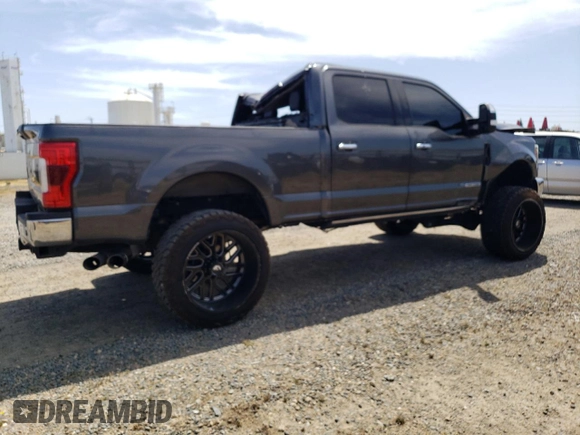 2017 Ford F-350 Platinum z VIN 1FT8W3BT5HEC49712, wystawiony jako Copart lot #58094845 z przebiegiem 91 465 mil mil oraz Szkoda całkowita • Salvage title. Historia ofert i sprzedaży dostępna na DreamBid. Obrazek 3.
