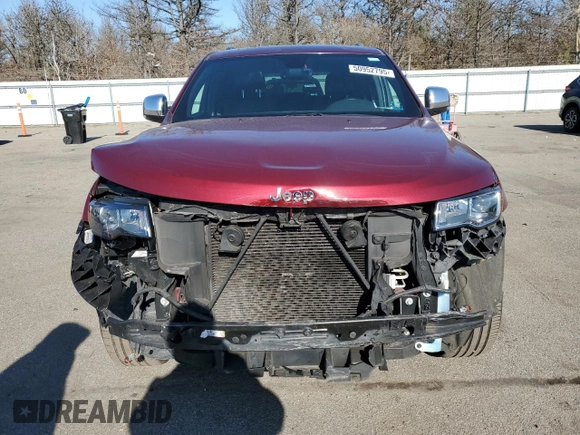 2018 Jeep Grand Cherokee Limited with VIN 1C4RJFBG7JC259893, listed as a Copart auction lot 50952795 with 95,141 mi miles and Salvage Title. Bid and sale history available at carsss.com. Image 5.