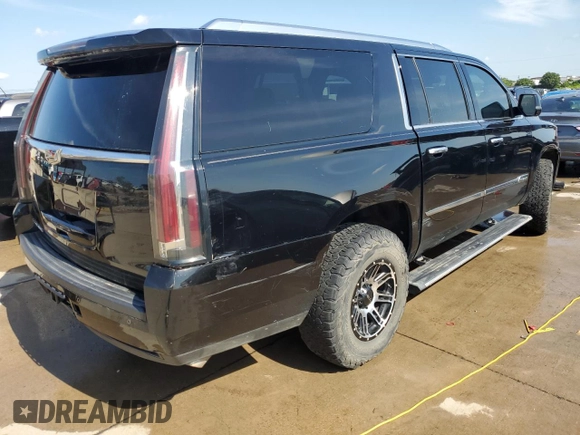 2015 Cadillac Escalade ESV Premium z VIN 1GYS4TKJ3FR542504, wystawiony jako Copart lot #59088764 z przebiegiem 203 186 mil mil oraz Czysty tytuł • Clean title. Historia ofert i sprzedaży dostępna na DreamBid. Obrazek 3.