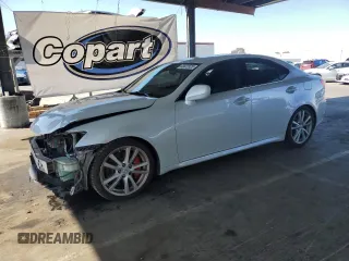 2007 Lexus IS 350 with VIN JTHBE262X75014692, listed as a Copart auction lot 63022525 with 272,828 mi miles and Salvage title. Bid and sale history available at DreamBid. Image 1.