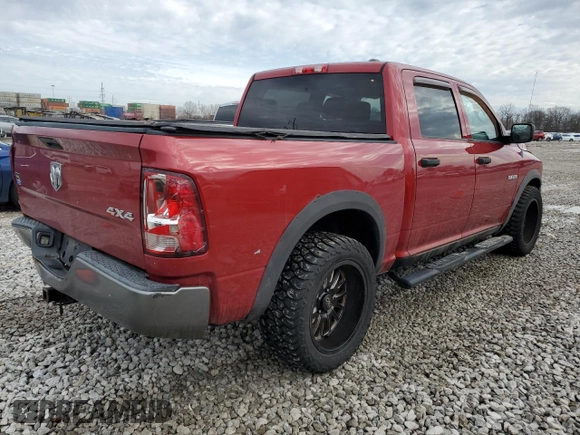 2010 Dodge 1500 SLT with VIN 1D7RV1CP9AS113819, listed as a Copart auction lot 42419735 with 184,566 mi miles and Salvage Title. Bid and sale history available at carsss.com. Image 3.