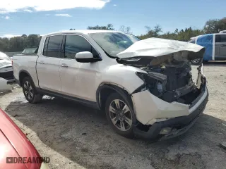 2017 Honda Ridgeline RTL-E with VIN 5FPYK3F71HB032303, listed as a Copart auction lot 46462285 with 0 mi miles and Salvage Title. Bid and sale history available at carsss.com. Image 4.