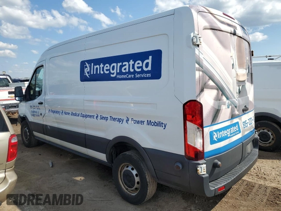 2015 Ford Transit with VIN 1FTSW2CG7FKB15669, listed as a Copart auction lot 48441185 with 193,707 mi miles and Salvage Title. Bid and sale history available at DreamBid. Image 2.