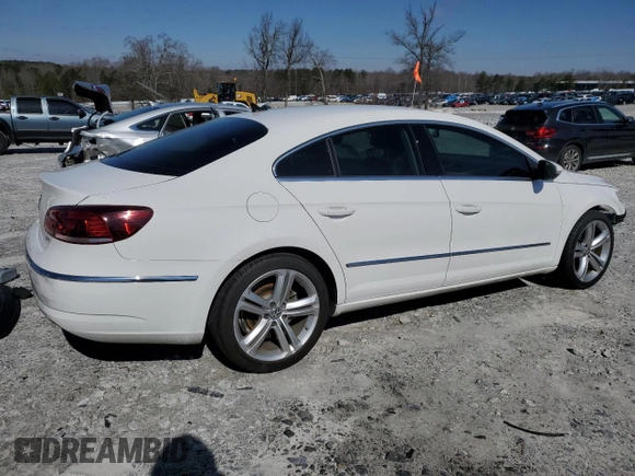 2013 Volkswagen CC Sport with VIN WVWBN7AN6DE539681, listed as a Copart auction lot 45477985 with 121,128 mi miles and Salvage Title. Bid and sale history available at DreamBid. Image 3.